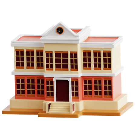 Escuela  3D Icon