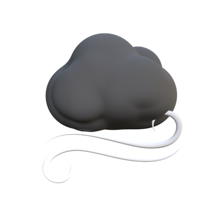 Vento escuro  3D Icon