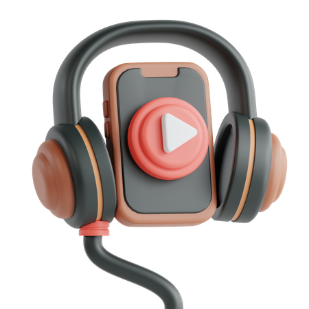 Escuta de podcast  3D Icon