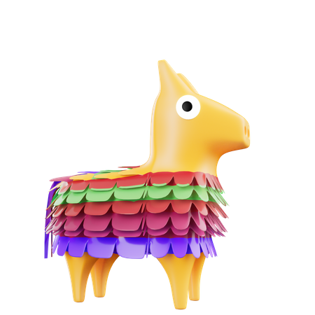 Esel-Pinatas  3D Icon