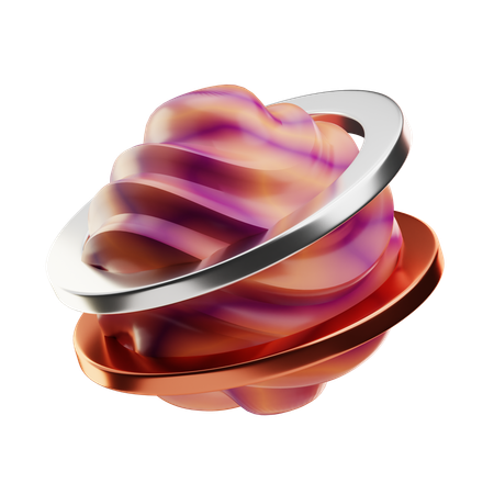 Esfera abstracta  3D Icon