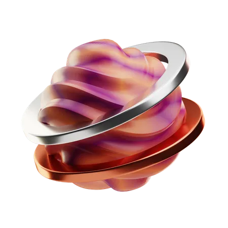 Esfera abstracta  3D Icon