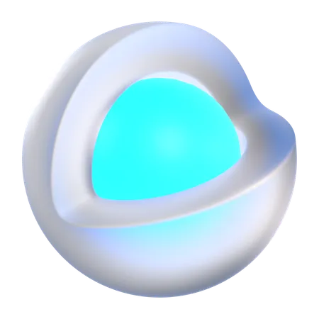 Esfera abstracta mórfica  3D Icon