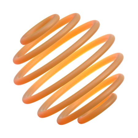 Esfera com fios  3D Icon