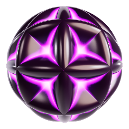 Esfera cósmica abstrata  3D Icon