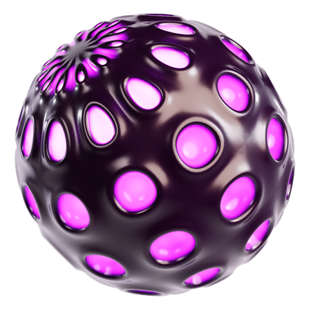 Esfera cósmica abstrata  3D Icon