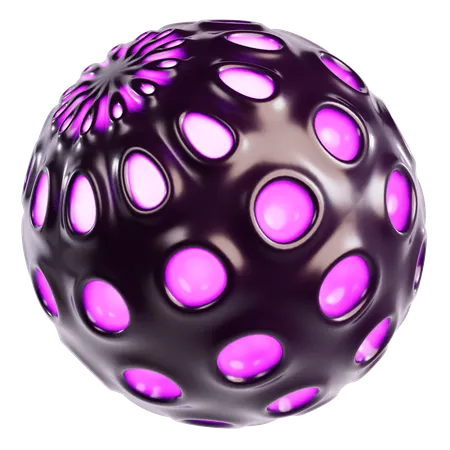 Esfera cósmica abstrata  3D Icon