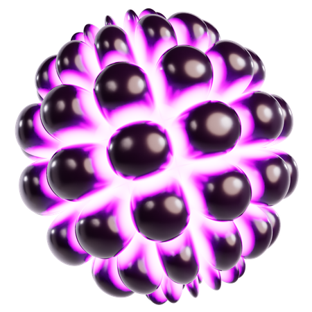 Esfera cósmica abstrata  3D Icon