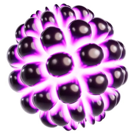 Esfera cósmica abstrata  3D Icon