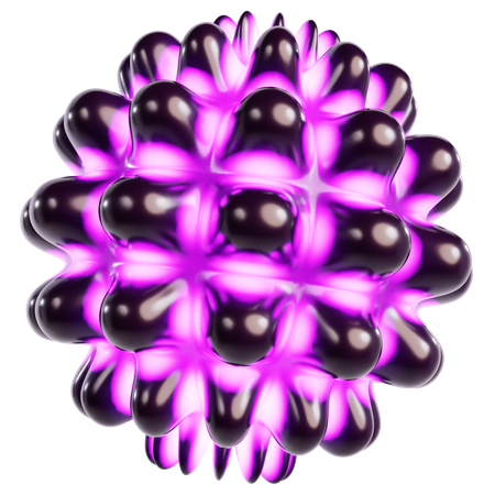 Esfera cósmica abstrata  3D Icon