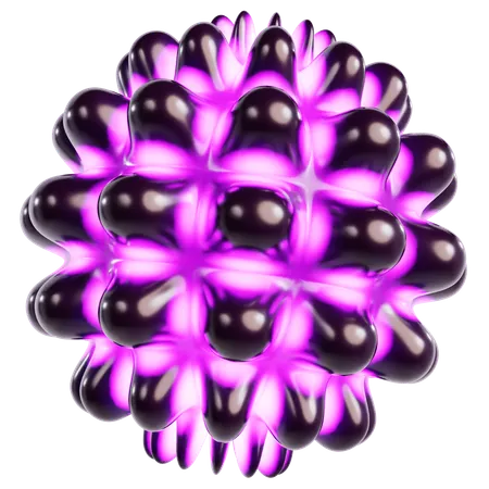 Esfera cósmica abstrata  3D Icon