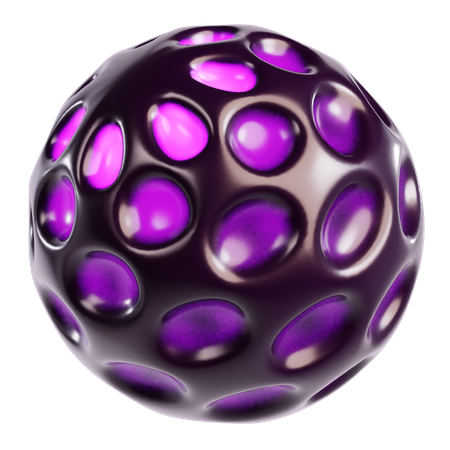 Esfera cósmica abstrata  3D Icon