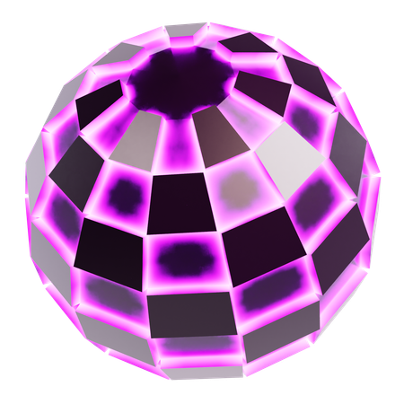 Esfera cósmica abstrata  3D Icon
