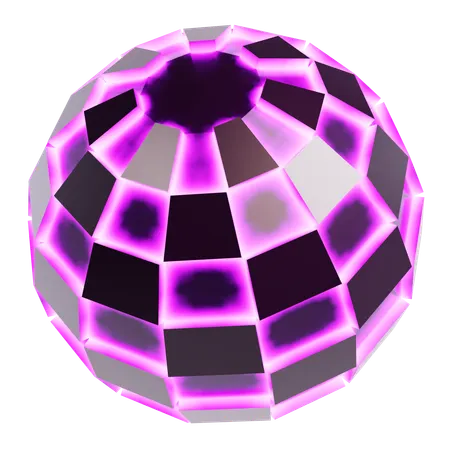Esfera cósmica abstrata  3D Icon