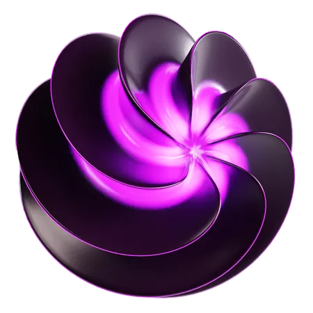 Esfera cósmica abstrata  3D Icon