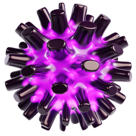 Esfera cósmica abstrata  3D Icon