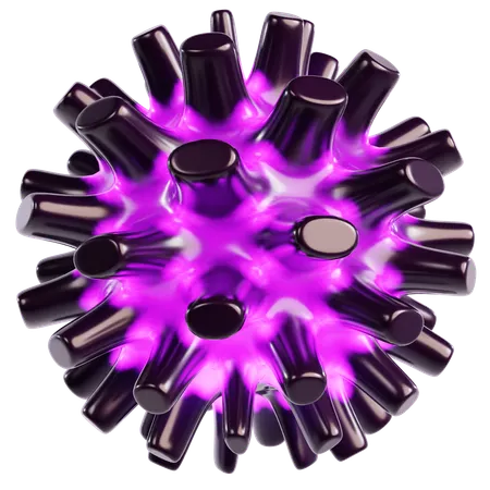 Esfera cósmica abstrata  3D Icon