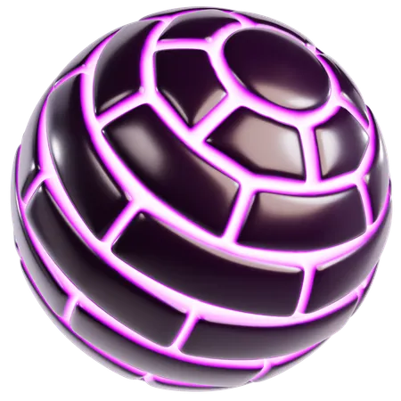 Esfera cósmica abstrata  3D Icon