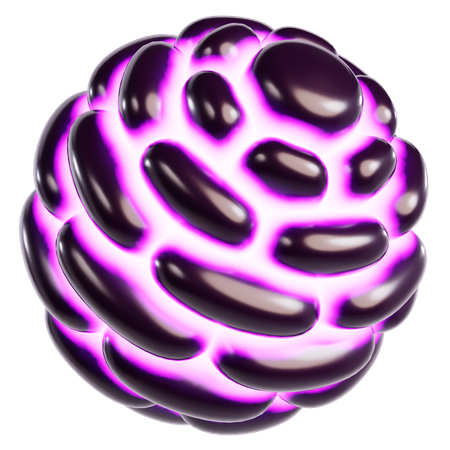 Esfera cósmica abstrata  3D Icon
