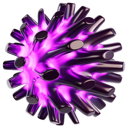 Esfera cósmica abstrata  3D Icon