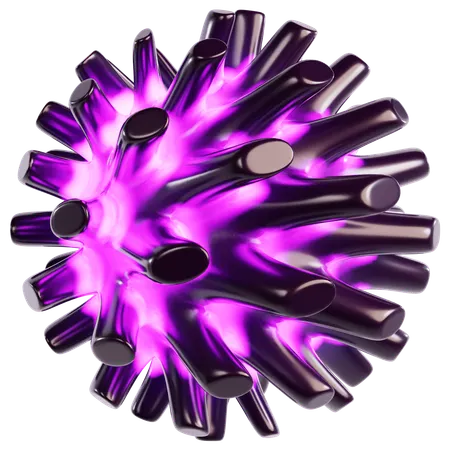 Esfera cósmica abstrata  3D Icon