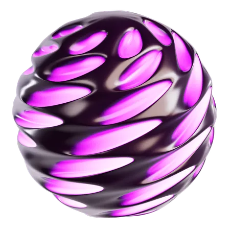 Esfera cósmica abstrata  3D Icon