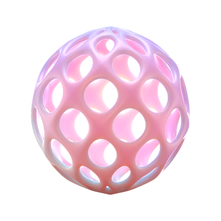 Esfera de favo de mel  3D Icon