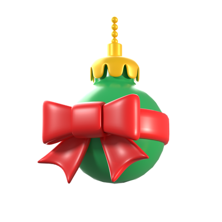 Esfera de natal  3D Icon