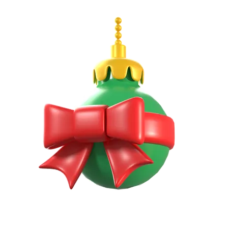 Esfera de natal  3D Icon