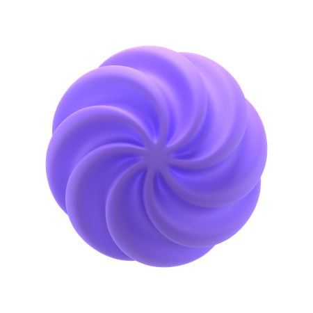 Esfera espiral  3D Icon