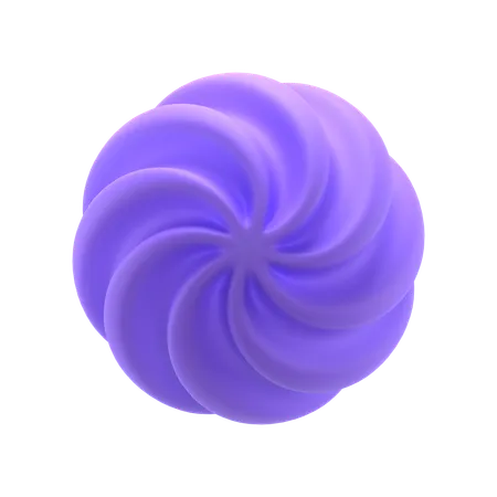 Esfera espiral  3D Icon