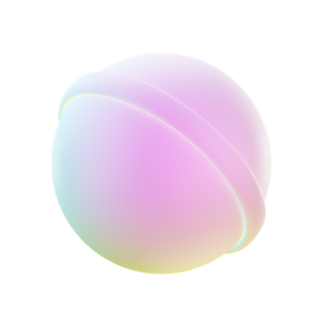 Forma abstrata de esfera  3D Icon