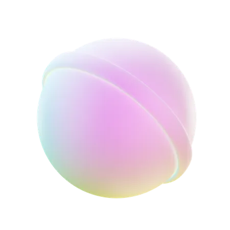 Forma abstrata de esfera  3D Icon