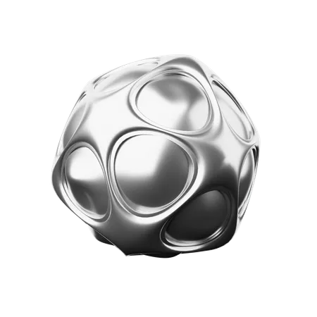 Forma abstrata de esfera  3D Icon