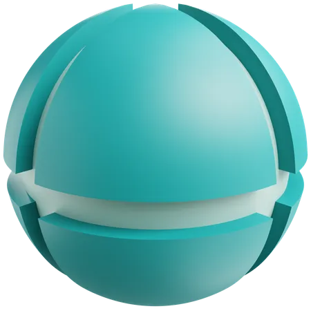 Esfera geométrica  3D Icon