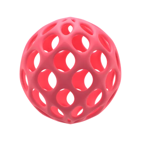 Esfera de panal  3D Icon