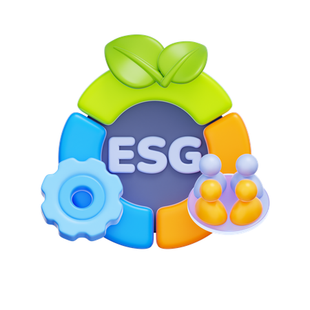 ESG Investing  3D Icon