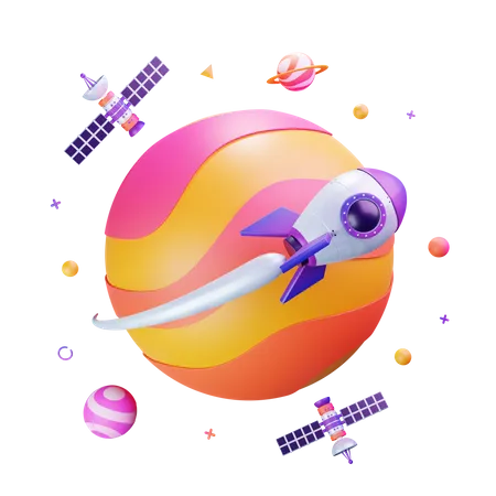 Espace  3D Icon