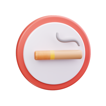 Zone fumeur  3D Icon