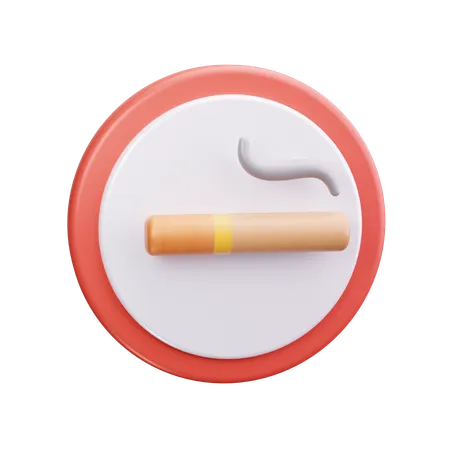 Zone fumeur  3D Icon