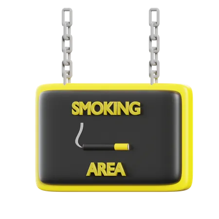 Zone fumeur  3D Icon