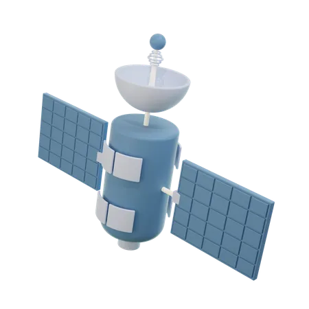 Satellite spatial  3D Icon