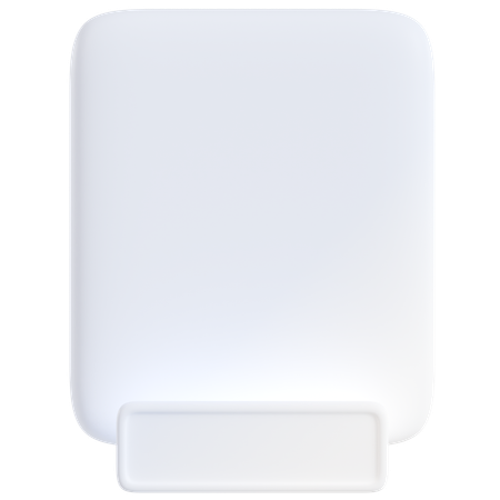 Espace vide  3D Icon
