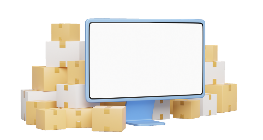 Espace vide de livraison  3D Icon
