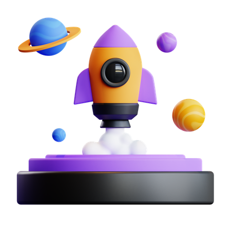 Espace virtuel  3D Icon