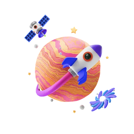Espacio  3D Icon