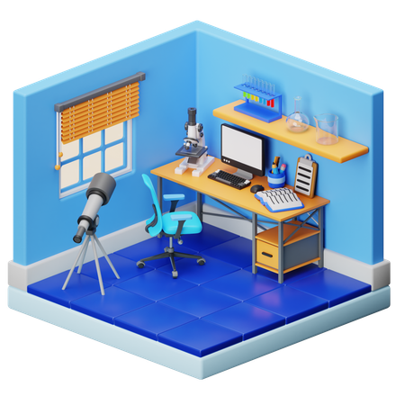 Espacio de trabajo  3D Illustration