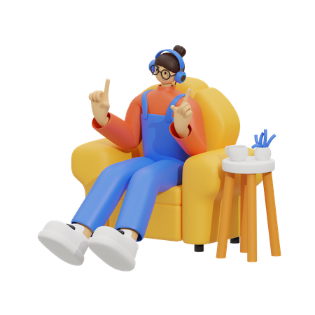 Espaço de relaxamento perfeito  3D Icon