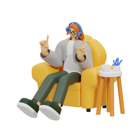 Espaço de relaxamento perfeito  3D Icon
