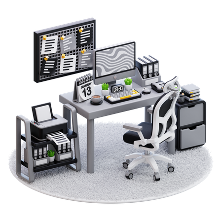 Área de trabalho  3D Icon